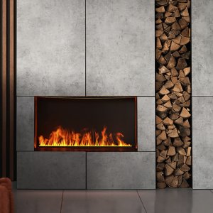 Электрический паровой очаг Schones Feuer 3D FireLine 800 черный