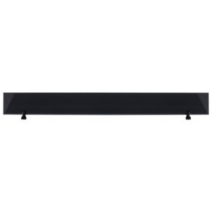 Декоративное стекло для 3D FireLine 1500 черное Lacobel